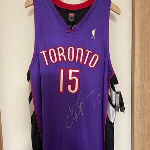 Nike - Toronto Raptors Vince Carter on-court pro cut vintage jersey (1999) COA
